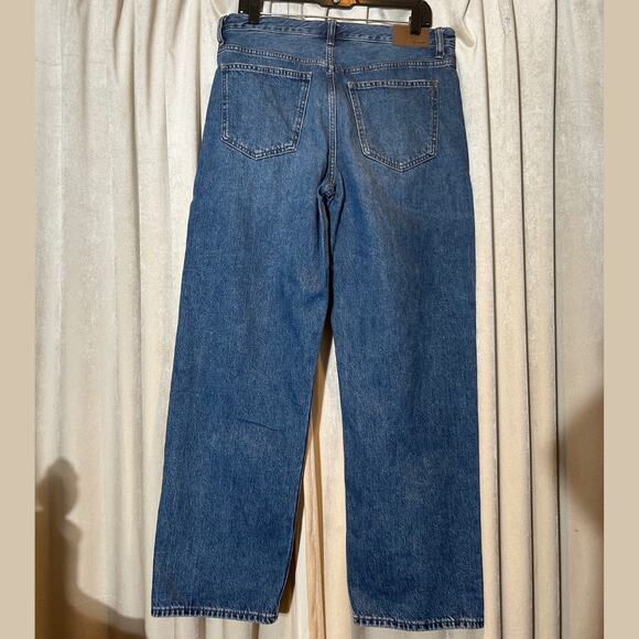 2/30 Madewell Low-Slung Straight Stoughton Wash Jeans-Size 29 - Picture 7 of 12